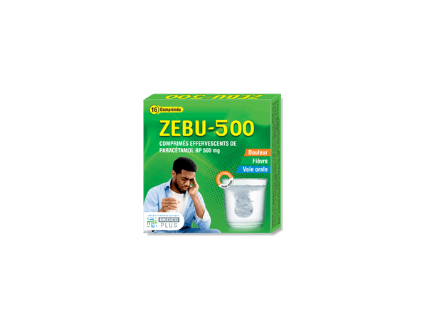 ZEBU-500MG (EFFERVESCENT) B/16 TABLETS - Image 1