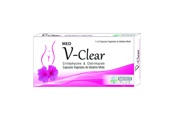 MED V-CLEAR 1 X 3 GELULES - Image 1