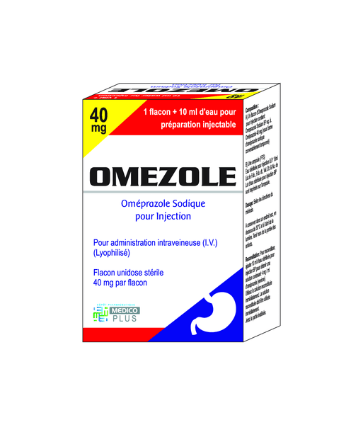 OMEZOLE 40MG INJ (OMEPRAZOLE + WFI) - Image 1